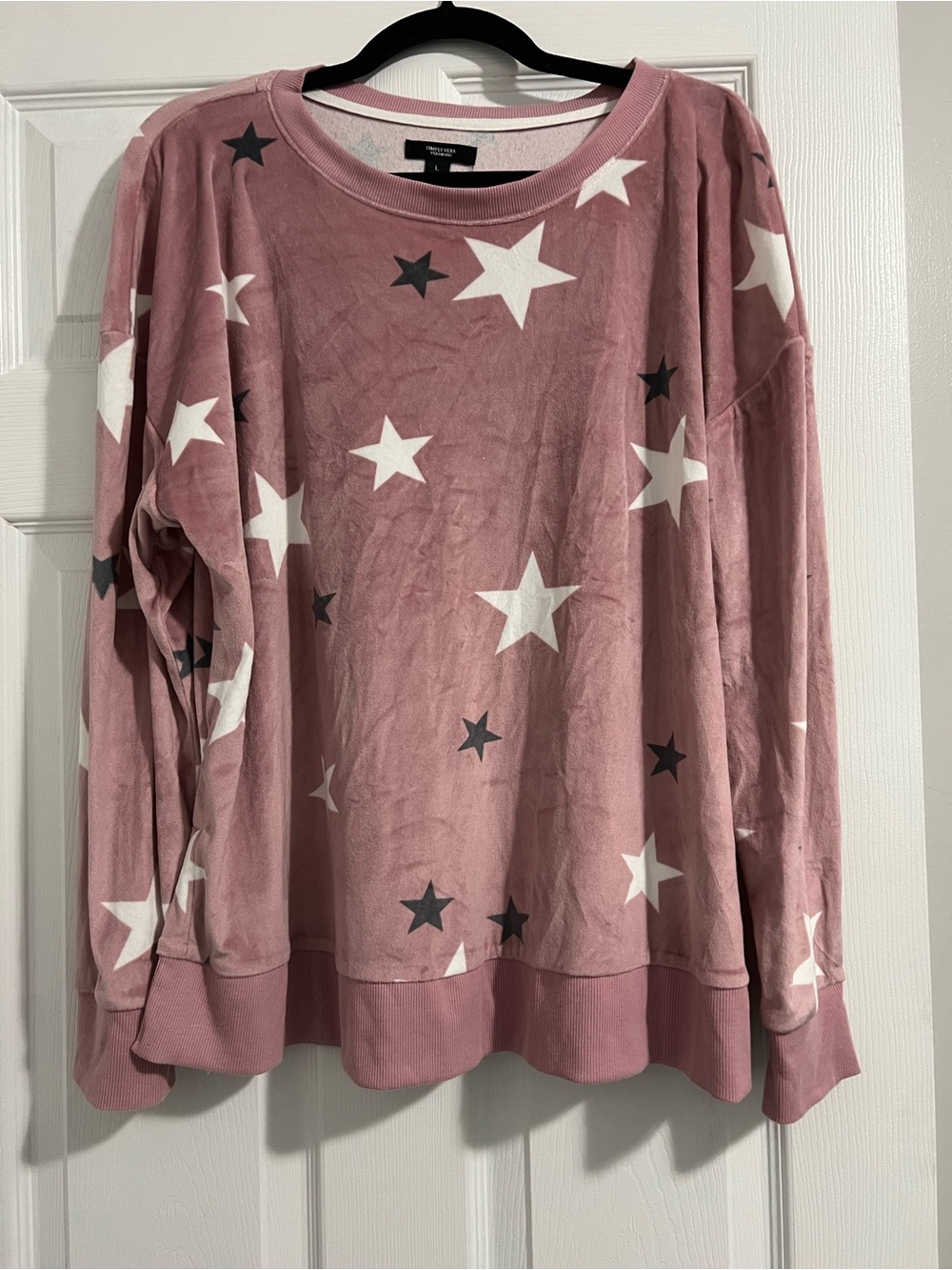 Star long sleeve pajama set
